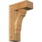 Ekena Millwork Olympic Block Rough Sawn Bracket w/ Offset Brace, Western Red Cedar, 6"W x 14"D x 22"H BKT0604X14X22OLY05RWR - alternate 1